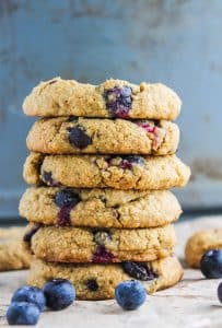 Oatmeal Blueberry Cookies | One bowl and less then 10 ingredients | Gluten Free & Low FODMAP