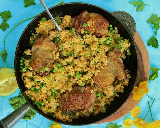 Low Fodmap Chicken & Herb Paella