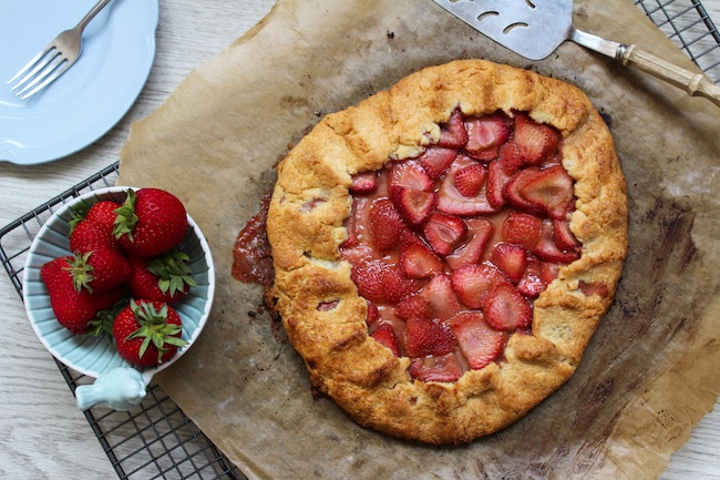 Strawberry Paleo Galette