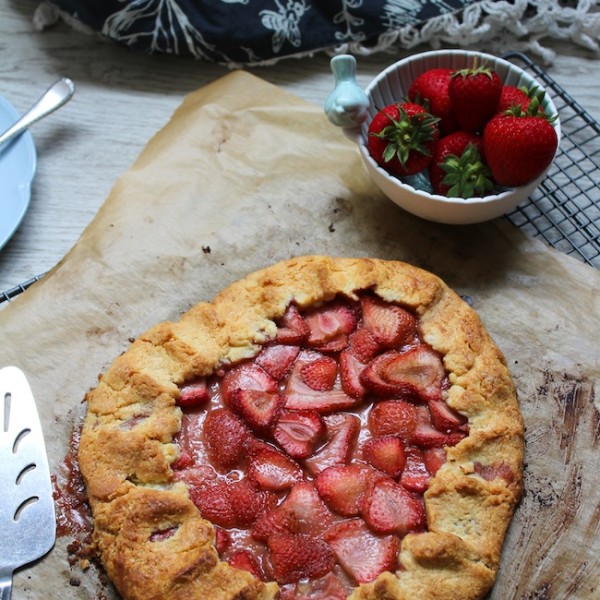 Strawberry Paleo Galette