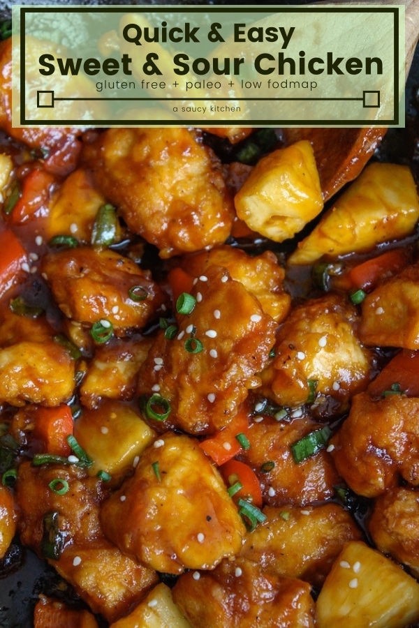 sweet and sour chicken (paleo & low fodmap)