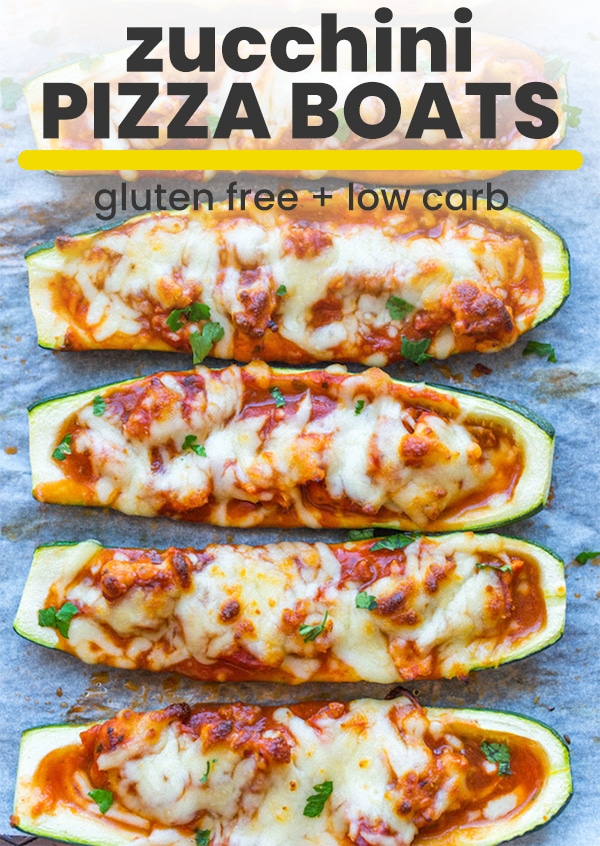 sausage stuffed pizza zucchini boats
