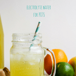 Citrus + Ginger Homemade electrolyte drink for POTS | www.asaucykitchen.com