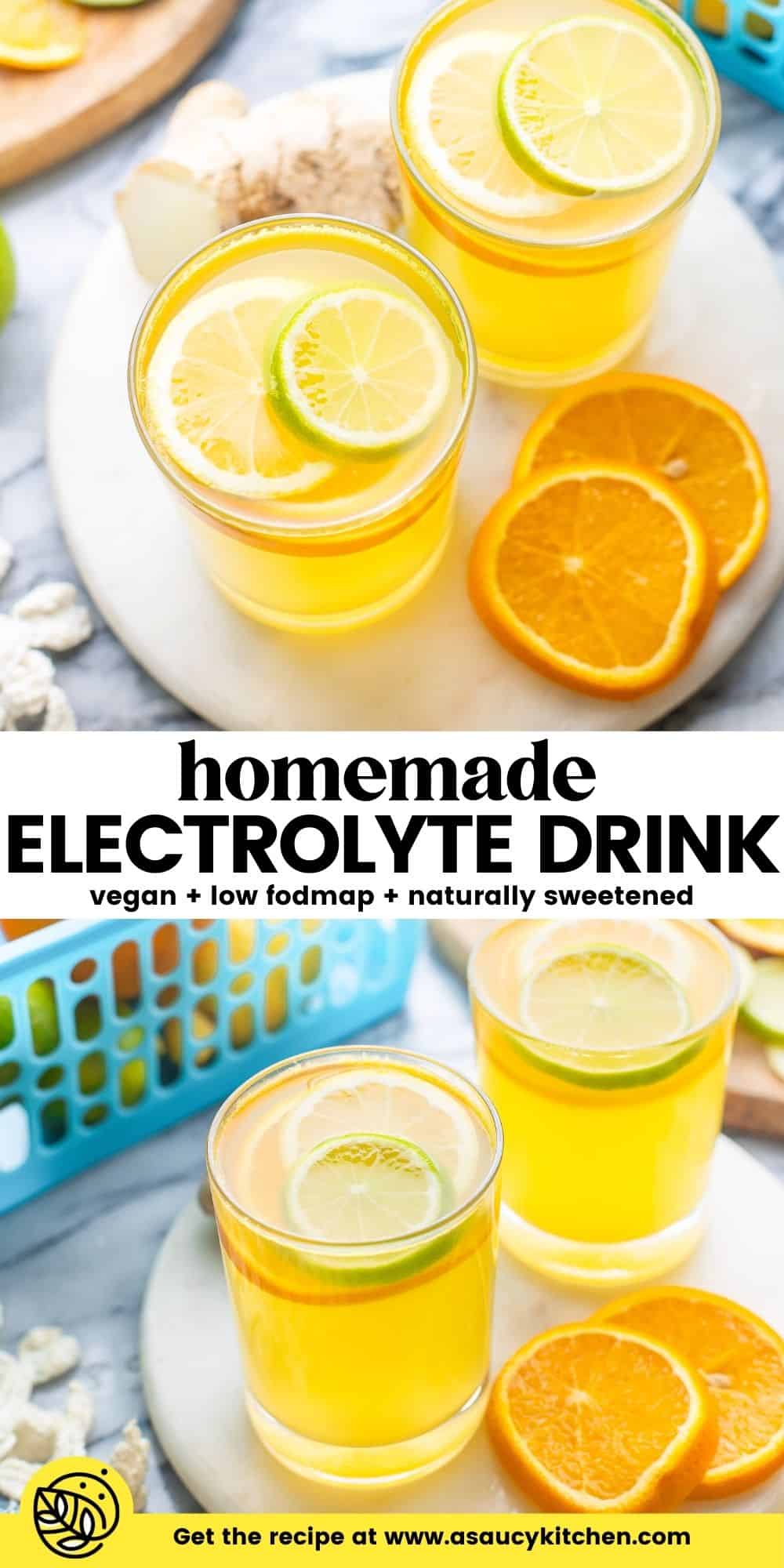 Homemade Electrolyte Drink A Saucy Kitchen