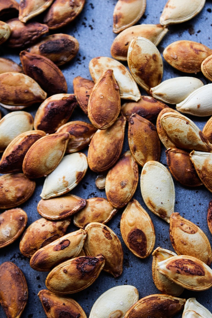 Tamari Roasted Pumpkin Seeds | www.asaucykitchen.com