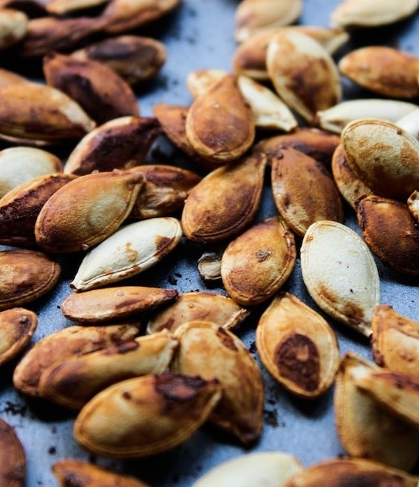 Tamari Roasted Pumpkin Seeds | www.asaucykitchen.com