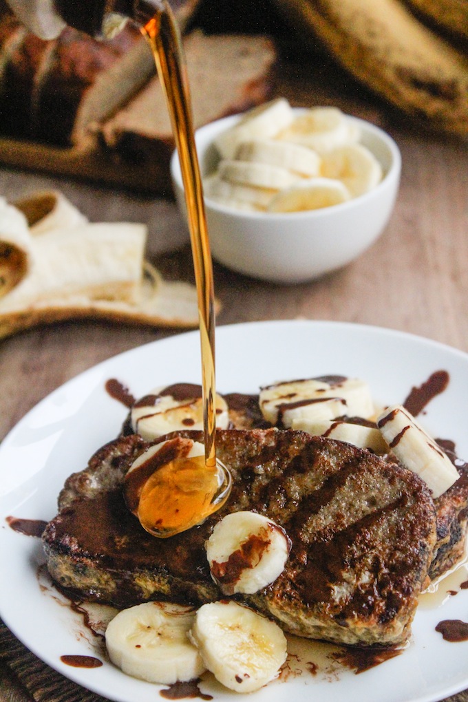 Gluten Free Banana Bread French Toast - another reason to love breakfast! 