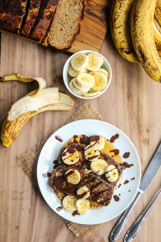 Gluten Free Banana Bread French Toast - another reason to love breakfast! 