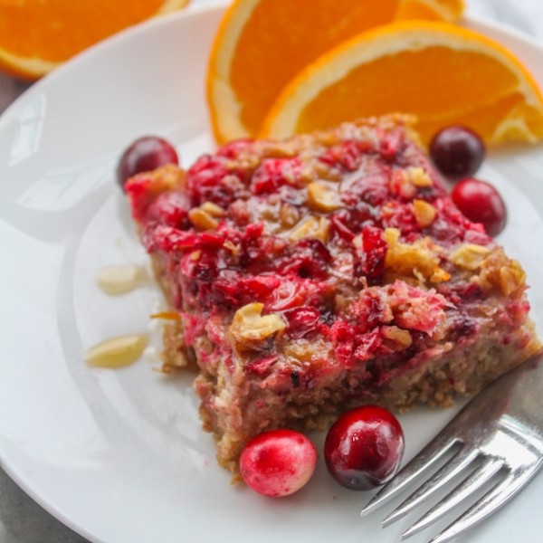 Cranberry Orange Baked Oatmeal