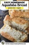 gluten free vegan french bread pinterest image