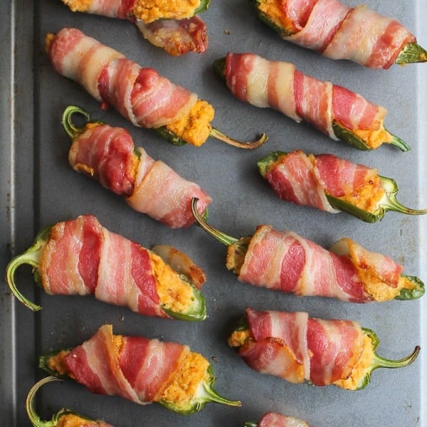 Paleo Jalapeño Poppers – jalapeño stuffed with a dairy free cashew cream