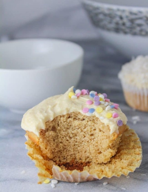 Single Serve Vanilla Cupcake - Two ways