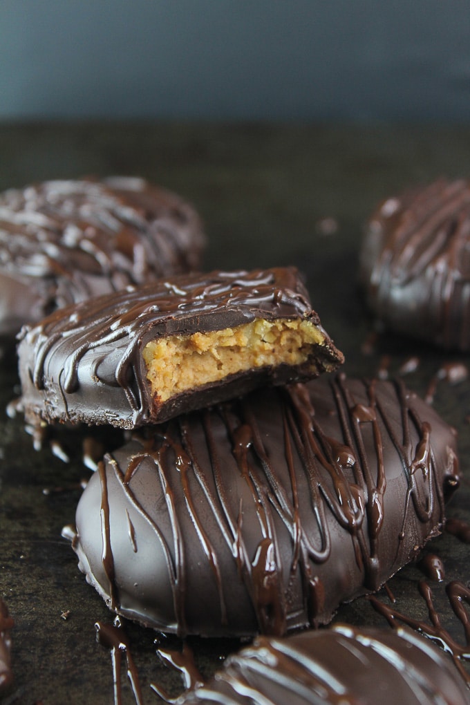 These Chocolate Covered Peanut Butter Eggs are the perfect, secretly healthy Easter treat | Gluten free, grain free, and vegan 