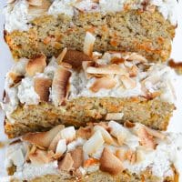Paleo Carrot Cake with a Coconut Cream Frosting