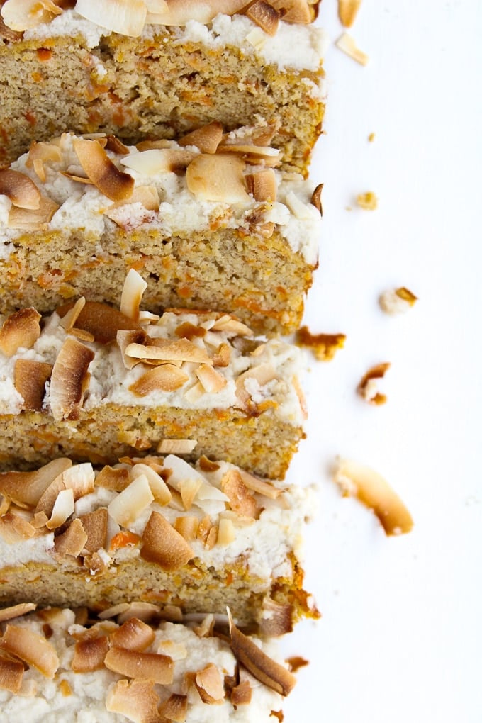 Nut Free Paleo Carrot Cake | A healthier, gluten free and dairy free alternative to carrot cake!