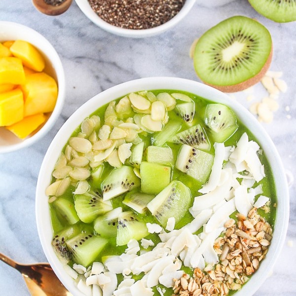 Tropical Green Smoothie Bowl