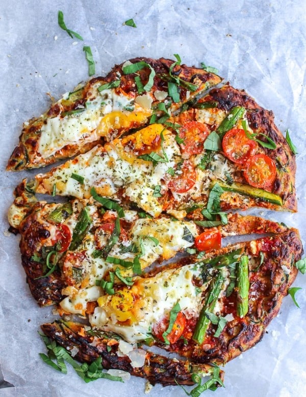 Zucchini Crust Breakfast Pizza