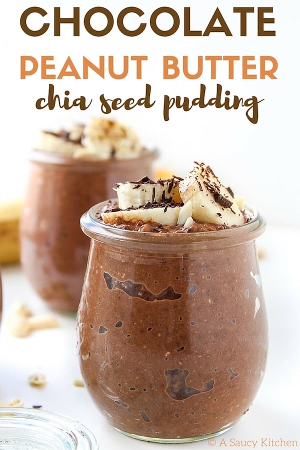 chocolate peanut butter chia pudding