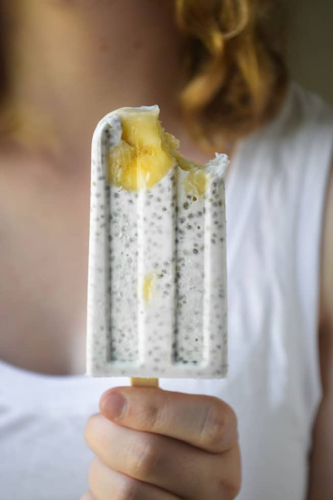 Chia coconut Pudding Popsicles | The View From Great Island | 20 Swoon Worthy Chia Pudding Recipes | Gluten Free, Vegan, and Paleo options