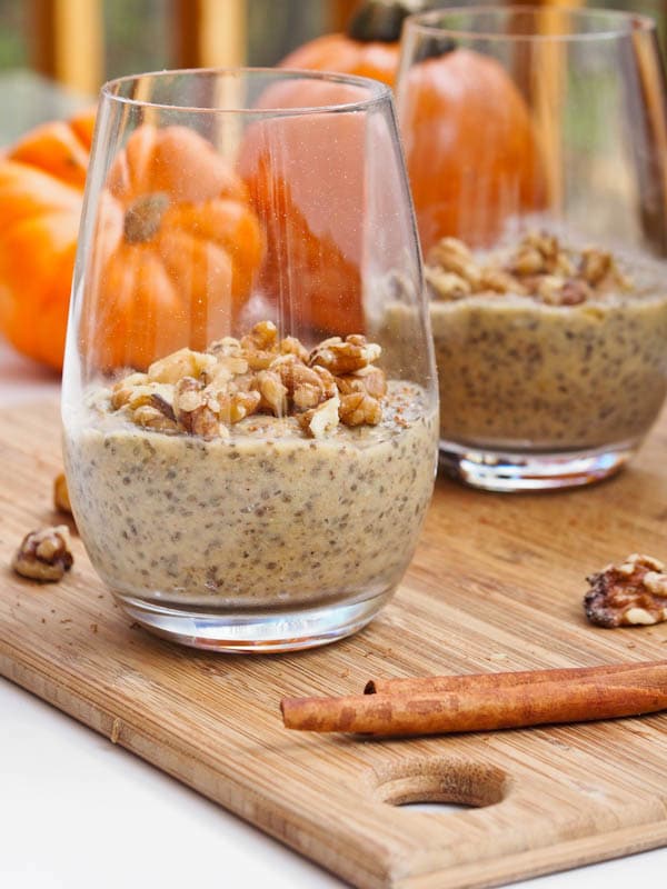 Fall Pumpkin Chia Bowl | Avocado Pesto | 20 Swoon Worthy Chia Pudding Recipes | Gluten Free, Vegan, and Paleo options