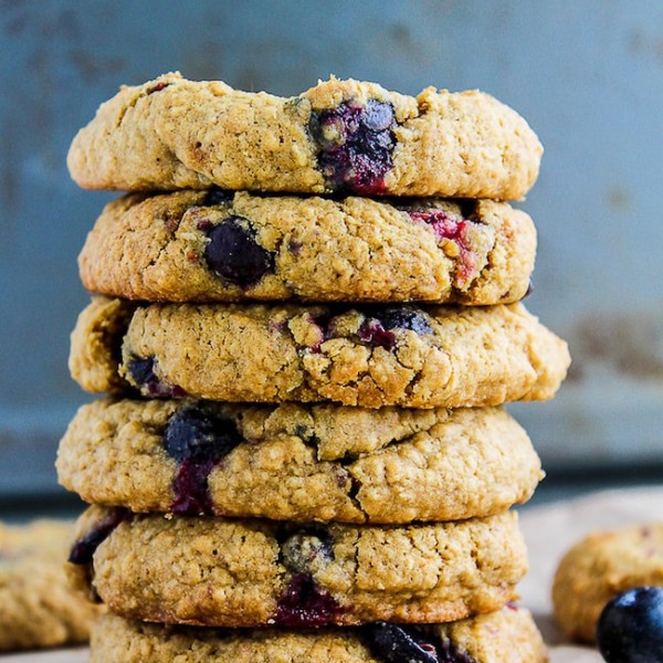 Oatmeal Blueberry Cookies | One bowl and less then 10 ingredients | Gluten Free & Low FODMAP