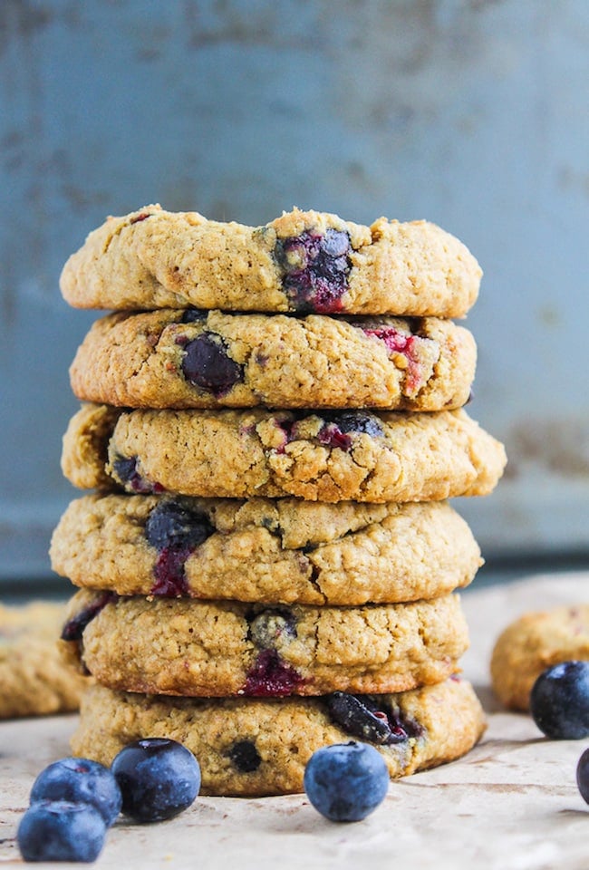 Oatmeal Blueberry Cookies @ A Saucy Kitchen recipe