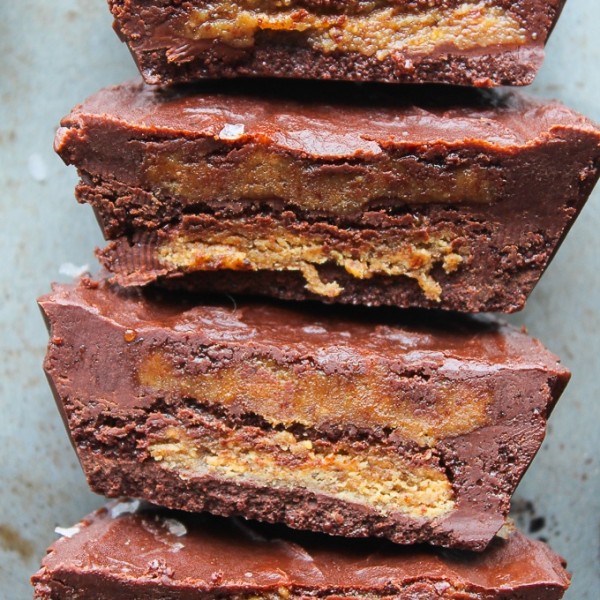 Double Decker Almond Butter Cups