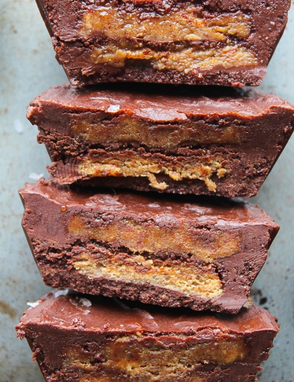 Double Decker Almond Butter Cups