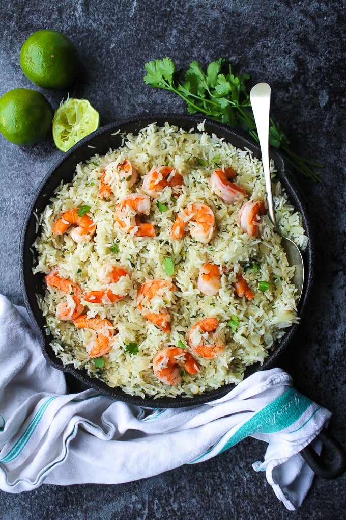 Cilantro Lime Shrimp & Rice