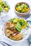 Whole 30 Jerk Chicken & Mango Avocado Salsa