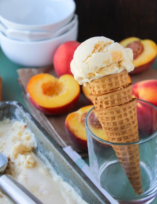 Coconut Peach Ice Cream