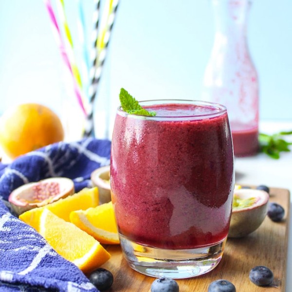 Blueberry Orange & Passionfruit Smoothie