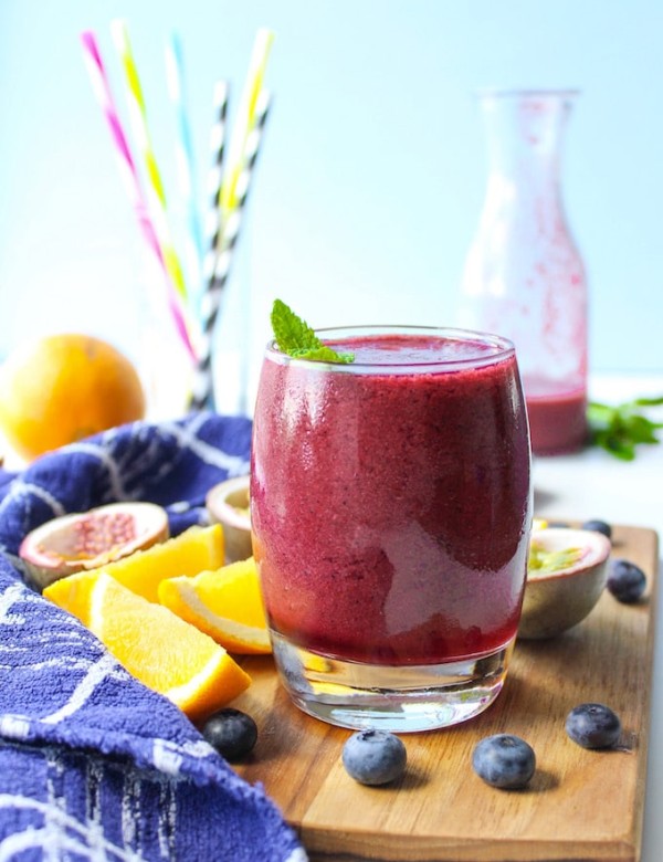 Blueberry Orange & Passionfruit Smoothie