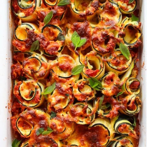 Vegetarian Zucchini Lasagna Spirals-image