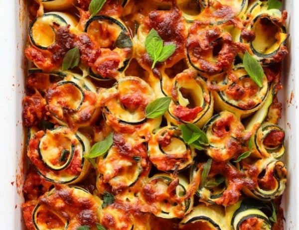 Vegetarian Zucchini Lasagna Spirals