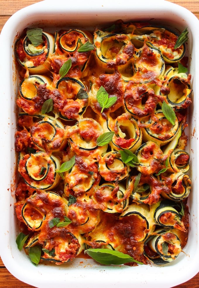 Vegetarian Zucchini Lasagna Spirals A Saucy Kitchen