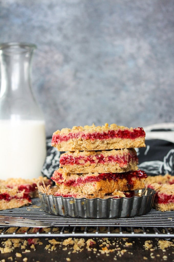 Raspberry Crumble Bars