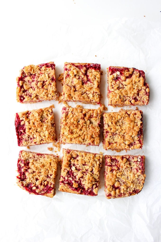 Raspberry Crumble Bars