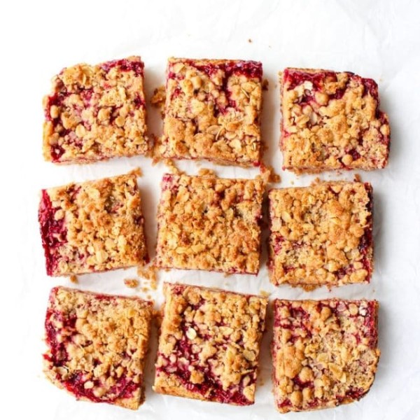 Raspberry Crumble Bars