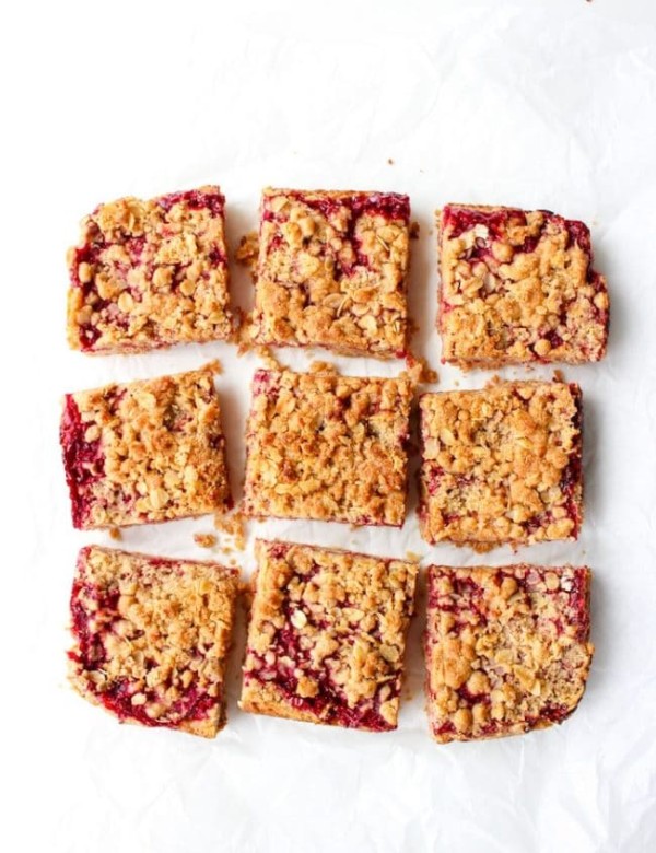 Raspberry Crumble Bars