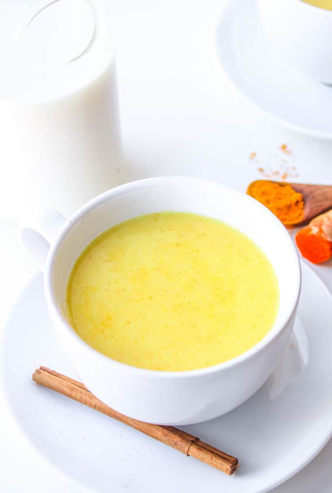 This four ingredient Golden Turmeric Milk is comforting, anti-inflammatory and – most importantly – delicious! A mug of warmth for those cool winter days.