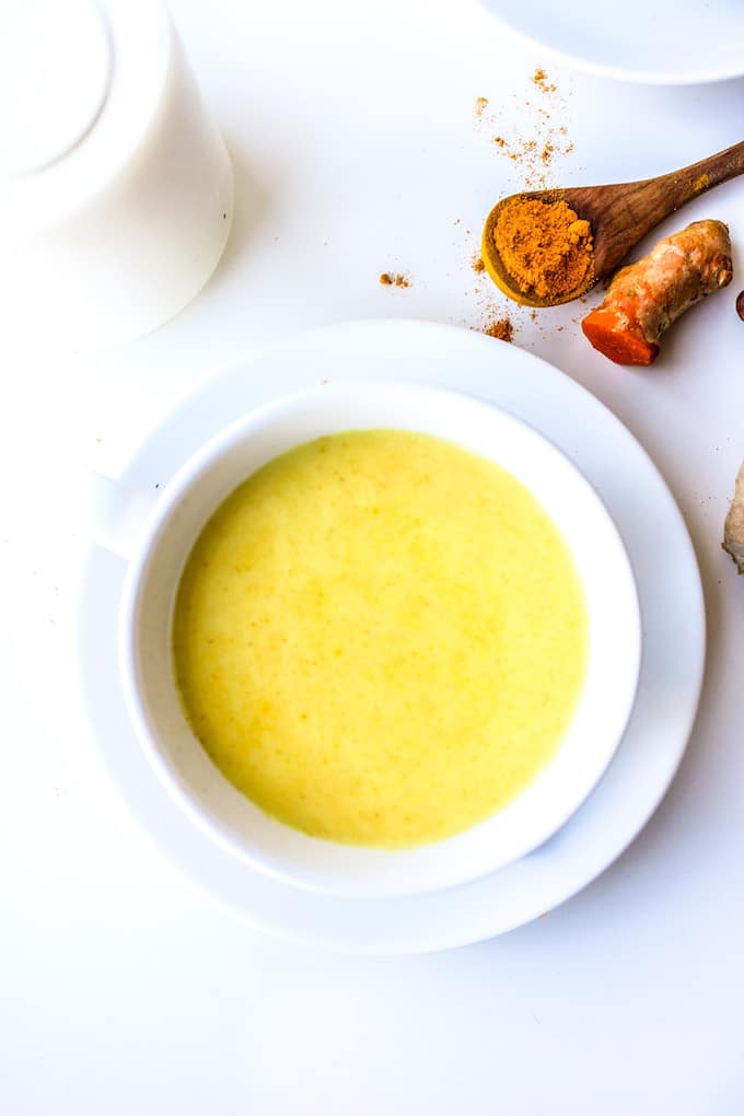 This four ingredient Golden Turmeric Milk is comforting, anti-inflammatory and – most importantly – delicious! A mug of warmth for those cool winter days.