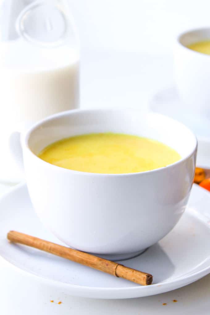 This four ingredient Golden Turmeric Milk is comforting, anti-inflammatory and – most importantly – delicious! A mug of warmth for those cool winter days.