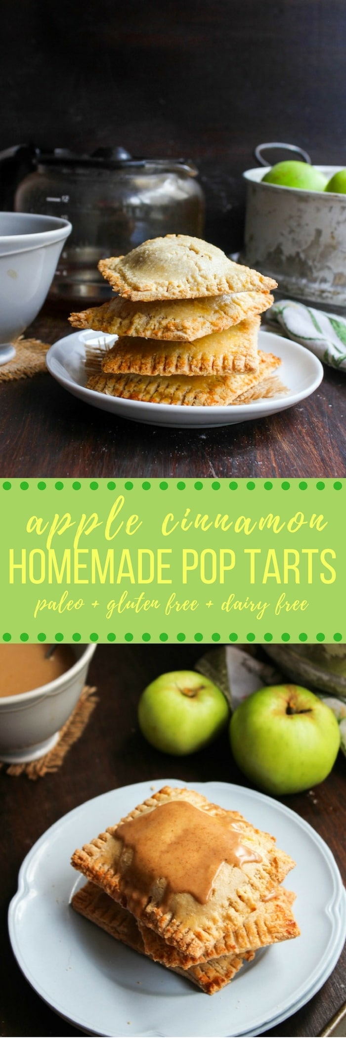 cinnamon apple homemade pop tarts + video