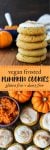 Simple frosted vegan pumpkin cookies: made with one bowl in under an hour | Gluten Free + Dairy Free