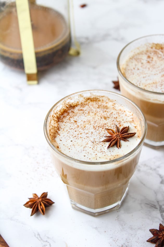 Homemade Chai Tea - a coffee house favorite made two way| Paleo + Vegan + Low FODMAP