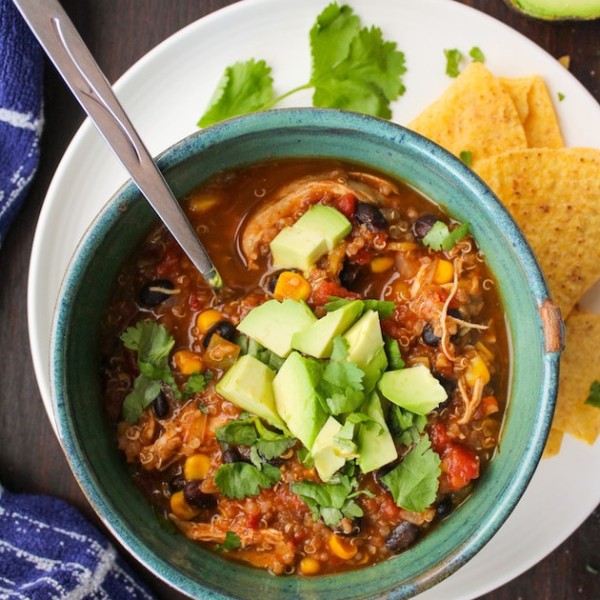 Instant Pot Chicken Enchilada Soup (Crock Pot Option)