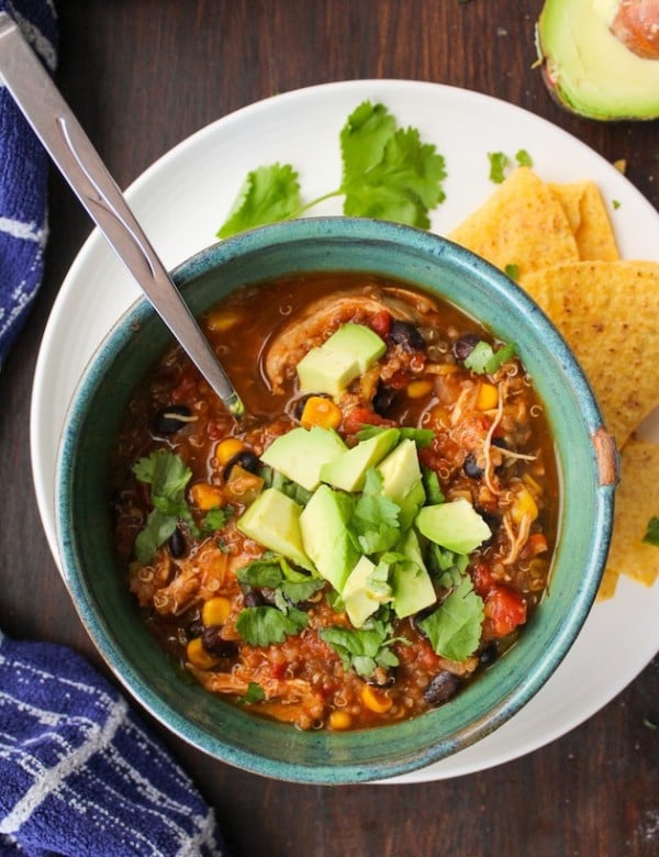 Instant Pot Chicken Enchilada Soup (Crock Pot Option)