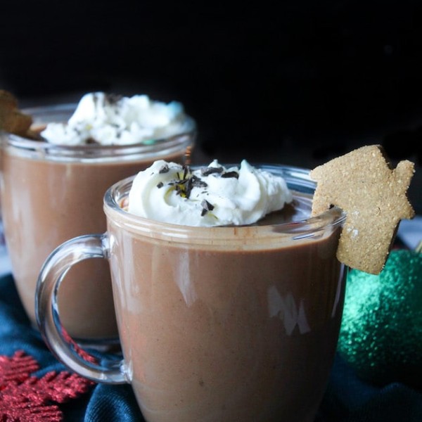 Coconut Milk Gingerbread Hot Chocolate