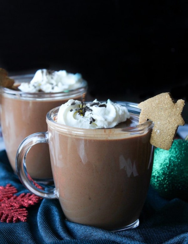 Coconut Milk Gingerbread Hot Chocolate